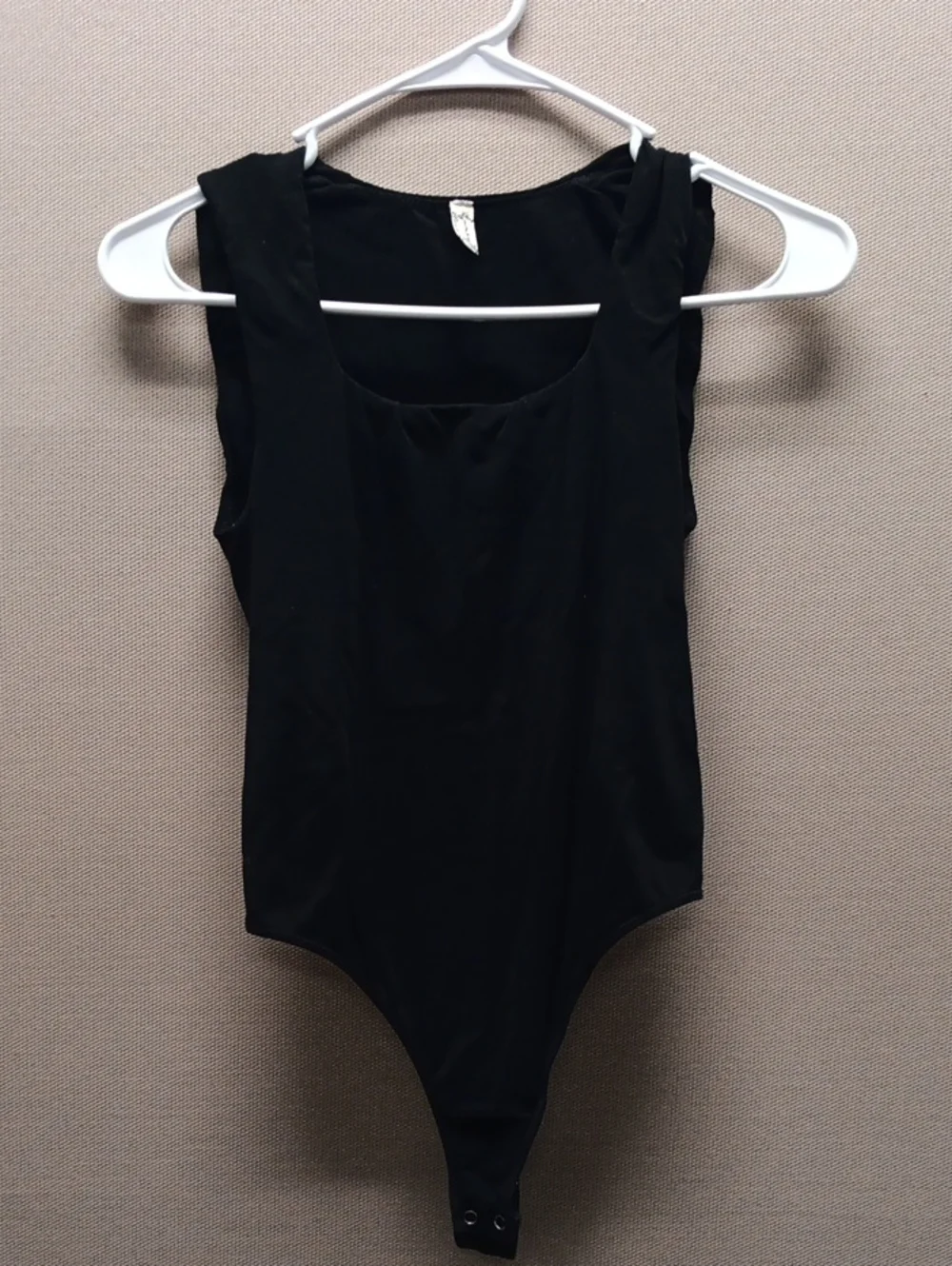 Free People Black Tank Bodysuit One-Piece